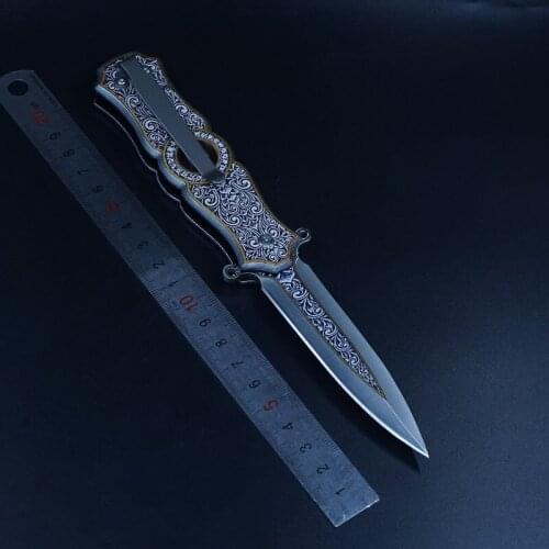 Folding Pocket Knife Survival Tactical Knife Outdoor Stainless Steel Camping Hiking Hunting Knives Utility Self-defense EDC Tool