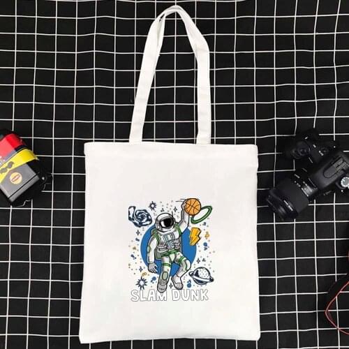 Shopping Bags for Women Reusable Canvas Bag High-quality Eco-friendly Handbag Foldable High Capacity Canvas Tote Bag Bolsos