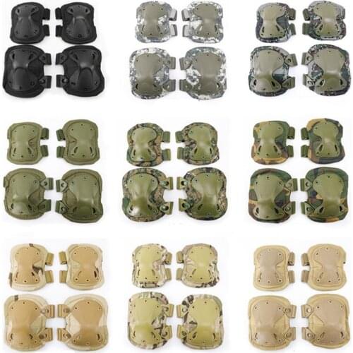 Tactical Knee Pad Elbow Pad Military Knee Elbow Protector Army Airsoft Outdoor Sport Working Hunting Skating Safety Gear Kneecap
