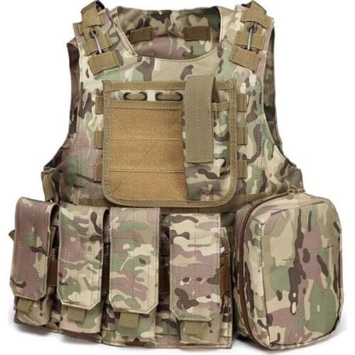 USMC Army Military Molle Combat Assault Plate Carrier Tactical Vest Black OD Coyote Brown
