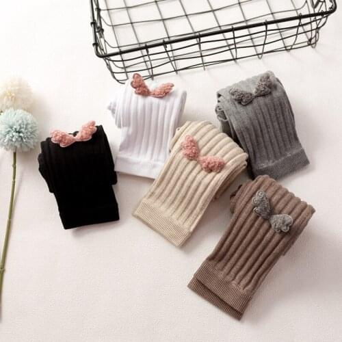 2-15 Years Children Girl Wing 5 Color Cotton Leggings 2021 Autumn New Baby Kids Cropped Pants Toddler Soft Tights Teens Trousers