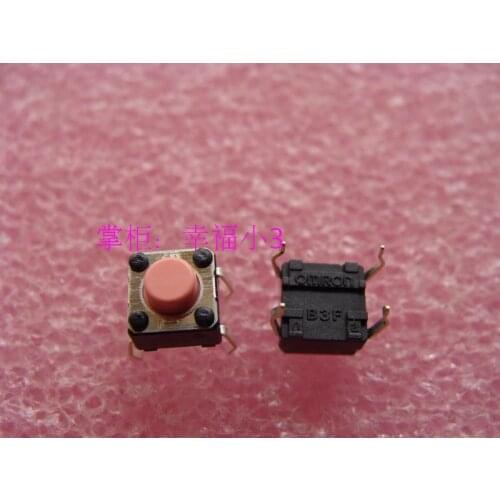 10pcs/lot 100% Original Made In Japan Omron Mouse Micro Switch Touch Switch B3F Series 6 * 6 * 5mm