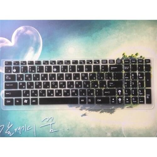 15.6 inch laptop keyboard Protective Russian Keyboard Cover Protector For ASUS vivobook max x541 X541SA X541SC X541U X540 R541U