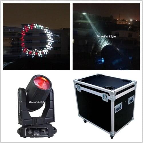 4pcs+2 Flightcase) Beam 350W 17R outdoor moving head beam ip65 17R beam 350w