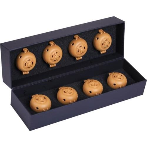 6/8 pcs portable Moxibustion pot box with 120 moxa sticks moxibustion body massage instrument