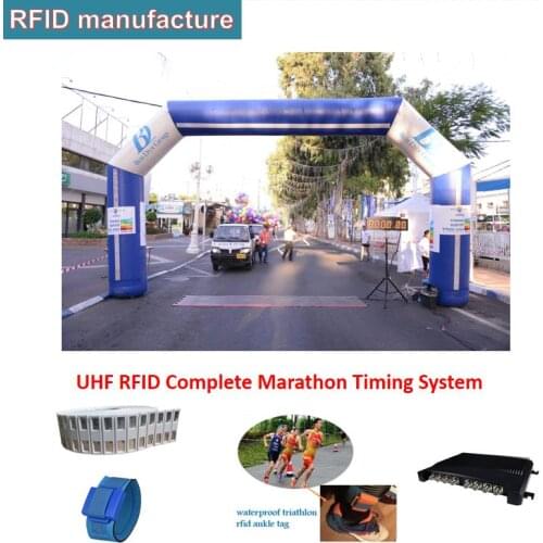 8channel UHF RFID reader 860~960Mhz rfid RP-TNC passive epc ISO18000-6impinj r2000 long range sports timing chip rfid tag label