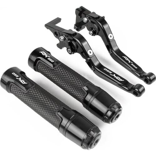 Motorcycle Accessories CNC Aliminum For KYMCO AK550 AK 550 2017 2018 2019 Brake Clutch Levers Handlebar Grips ends