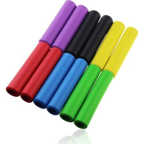 BE63-GP Silica Gel Mountain Bicycle Sponge Foam 22.2*130mm MTB Handlebar Road Bike Handle bar Grips With Bar End Bicycle Parts
