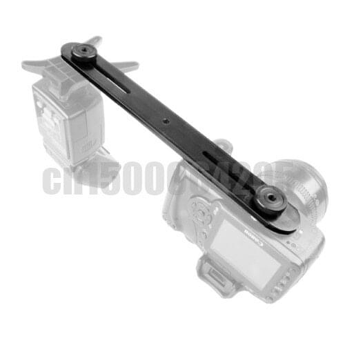 Camera Holder/ Flash Bracket Mount for 1/4" Screw Tripod/Studio Light Stand free shipping