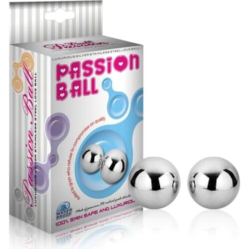 Dual Solid Steel Jiggle Balls Kegel Vagina Trainer Ben Wa Balls Passion Beating Flirtation Sex Toys for Women