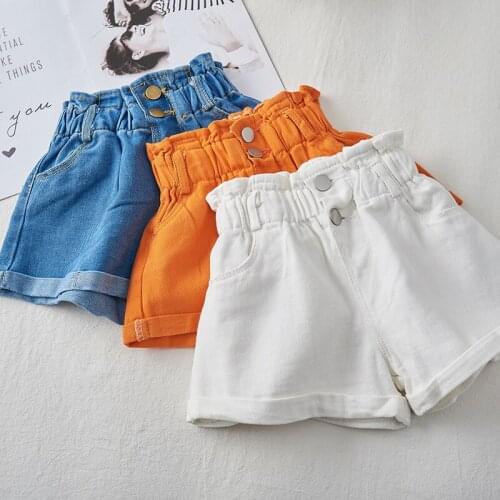 Girl Summer Kids Children Fashion Hot Jeans Denim Shorts Three Colors Kids Pants