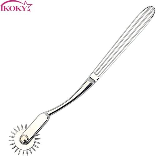 IKOKY Wartenberg Pin Wheel Sex Roller Nipple/Breast Penis Tongue Body Stimulator Adult Games Gear Sex Toys for Couples