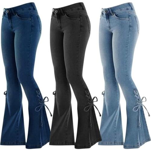 JAYCOSIN Women's Flared Trousers