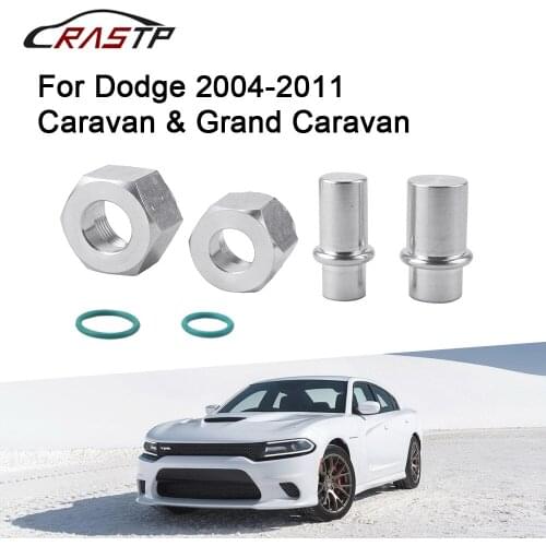 RASTP-2Pcs Rear AC Block Off Kit Fit for Dodge Caravan 2004 2005 2006 2007 2008 2009 2010 2011 Car Accessories RS-TC026