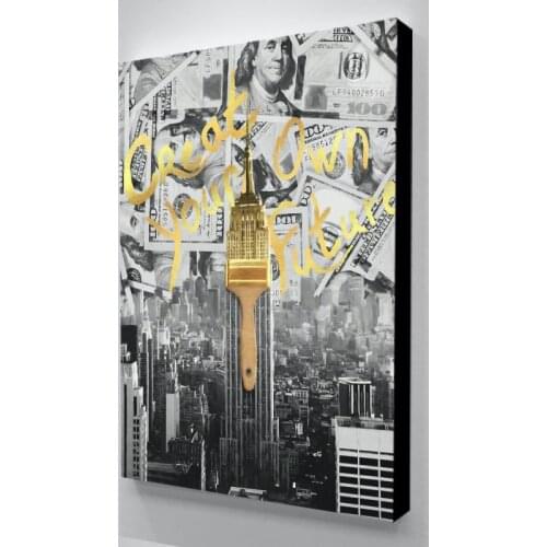 Wall Art Home Office Money Tall Building Decor Hd Print Modular Pictures Posters Canvas Painting For Bedroom Artwork No Frame