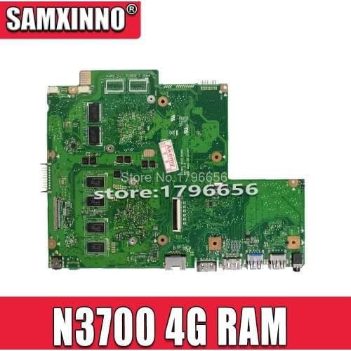New X540SC Laptop motherboard For Asus X540SC X540S X540 Test original mainboard 4G RAM N3700 CPU