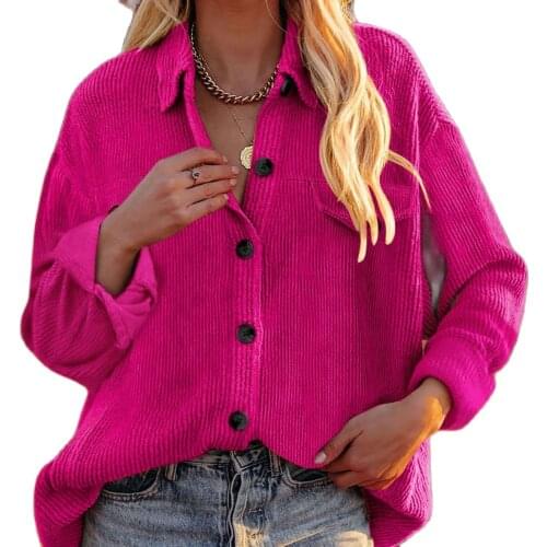 PHI PHI STAR Women's Corduroy Shirts