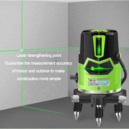 2/3/5 Cross Lines Laser Level Self-Leveling 360 Rotatable Indoor Outdoor Green Radius Alternating Direct Horizontal Vertical