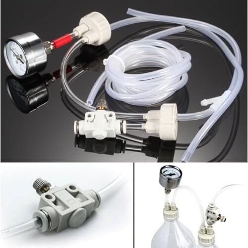 Aquarium DIY Co2 Generator System Kit With Co2 Regulater Valve Table Monitor CO2 Aquarium Kit For Fish Tank Water Plant