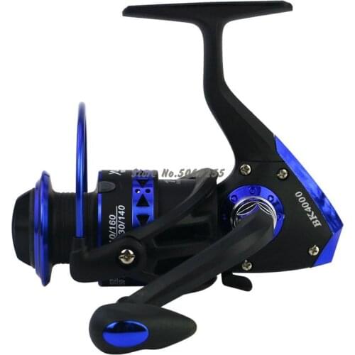 Spinning Fishing Reels BK1000-7000 Series Plastic Body Metal Spool Outdoor Saltwater Reel 2019New