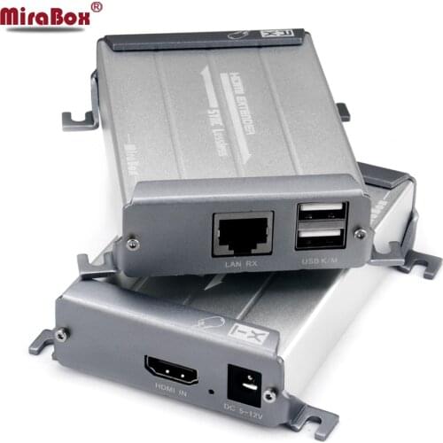 HSV560 KVM Extender 1080P Over Cat6 Cable Support No Time Latency And Video Lossless HDMI-compatible Extender Over UTP/STP