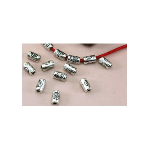 20pcs/lot 3*5mm Pattern Metal Alloy Spacer Beads Flat Beads Nepal Buddha Beads For Jewelry Making