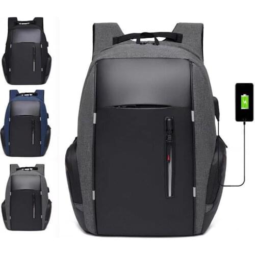 2021 USB Charging Laptop Backpack Men 15.6 Inch Computer Notebook Backpacks Rucksacks Women Casual Oxford Male Business Bag