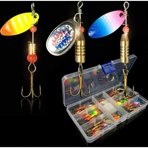 30Pcs /10PCS Spoon Lure Metal Fishing Lure Artificial Fishing Wobblers Spinner Bait Hard Baits for Bass sparkling accessories
