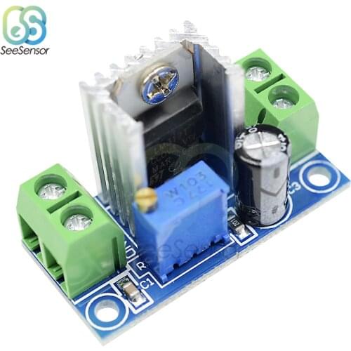 5Pcs/lot LM317 Adjustable Voltage Linear Regulator Power Supply Module DC-DC 4.2-40V To 1.2-37V Step Down Buck Converter Board