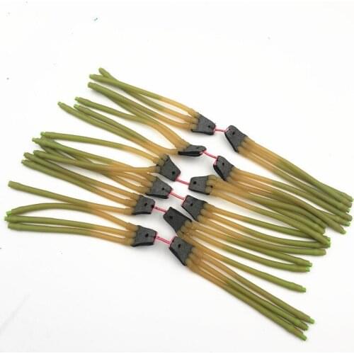 5pcs fishing rubber band shooting fish catapult slingshot high elasticity 2050 powerful slingshot rubber tube to catch fish