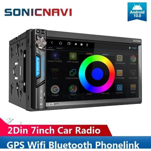 Android 2Din Car Radio For Toyota Nissan Lada GPS Navigation 7inch Universal Multimedia Player Autoradio Car Stereo Wholesale