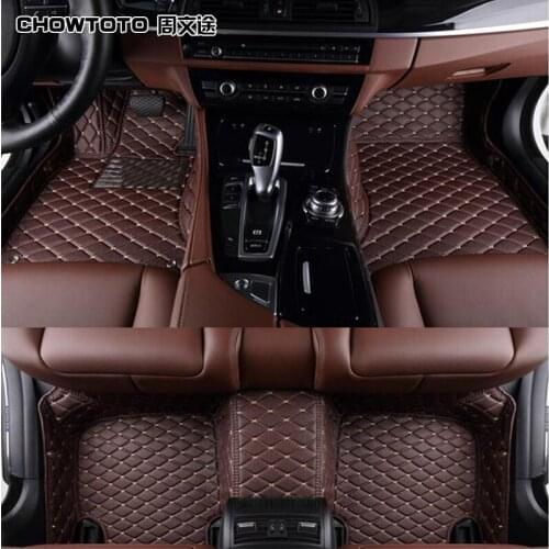 CHOWTOTO AA Custom Floor Mats For Chevrolet Captiva/TRAX/Camaro/Cruze/Malibu/Epica/Aveo/Sail/Spark Non-Slip Waterproof Carpets