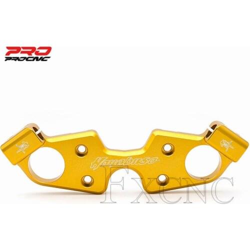 CNC Aluminum Motorcycle Front Lowering Topper Clamps Top Triple Tree Upper Clamp For Suzuki GSX1300R Hayabusa 1999-2018