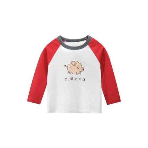 Korean Childrens Cotton T Shirt 2021 Spring Autumn New Baby Boys and Girls Striped T Shirt Kids Pullovers Top Tees Baby Clothes