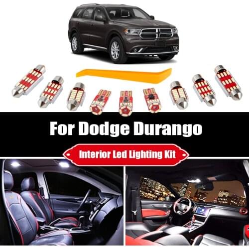 For Dodge Durango 1998-2018 2019 2020 Canbus Vehicle LED Interior Map Dome Trunk Door Light Bulbs Car Lighting Accessories