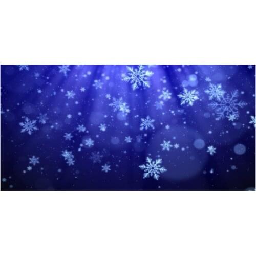 Elegant Deep Blue Bright Snowflakes Beach Bath Towels Stylish Winter Snowflake Christmas Travel Spa Sauna Towel Xmas Gift Decor