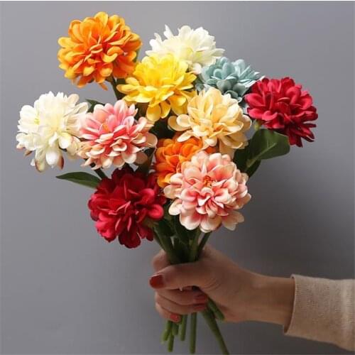 3P Fake Short Stem Peonia 11" Length Simulation Chinese Herbaceous Peony for Wedding Home Decorative Artificial Flowers