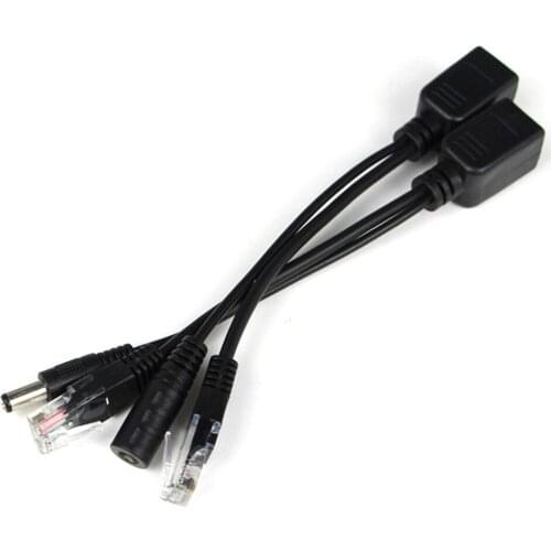 Hot POE Cable Passive Power Over Ethernet Adapter Cable POE Splitter Injector Power Supply Module 12-48v For IP Camera