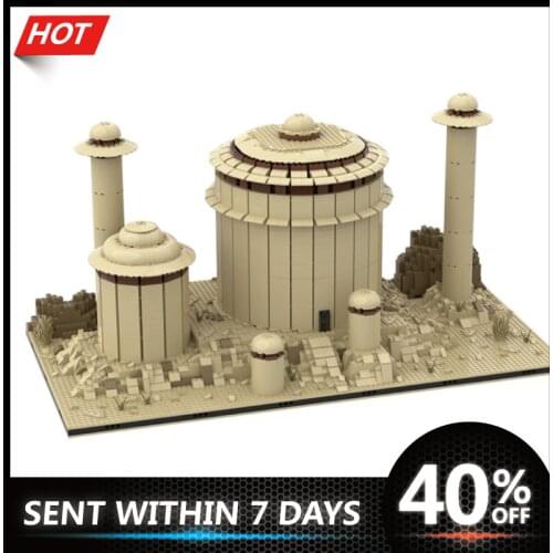 Star Street View Jabbas Palace For Modular TatooineING Space Movie Building Blocks Bricks For Kids