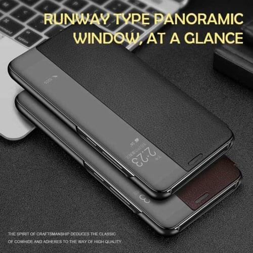 For Huawei P20 / p20pro case mate10 Porsche premium case maters leather intelligent mate9pro fold over leather case