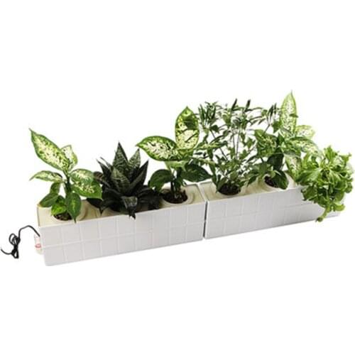 Square Hydroponic Site Grow Kit 6 Holes Plant System with Nest Basket Water Tank