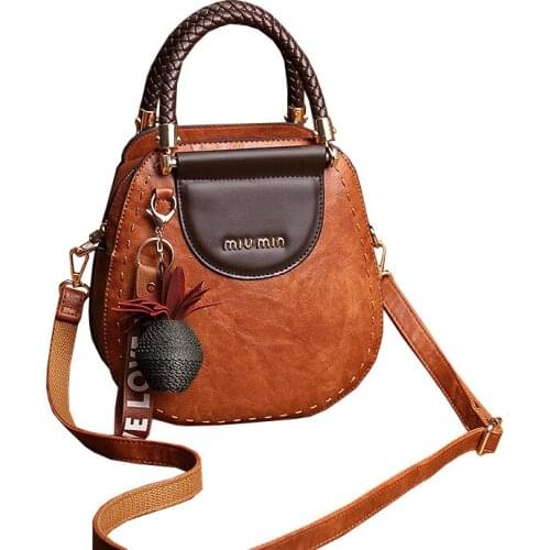 Small Summer Vintage Bags For Women 2021 Pu Leather Tote Handbag Woman Messenger Shoulder Hand Crossbody Luxury Designer