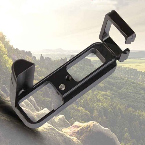 Metal Vertical L Type Bracket Tripod Quick Release L Plate Base Grip Handle For Fujifilm Fuji XT20 X-T20 Camera