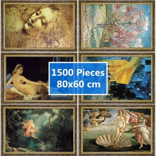 New Jigsaw Puzzles 1500 Pieces 60x80 cm Puzzles For Adult Childrens Educational Holiday Puzzle Parent-child Toy Educational Toy