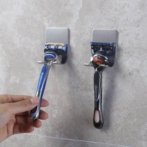 Portable Storage Rack Shaver Dispenser Silver Toothbrush Holder 1Pcs 304 Stainless Steel 45*63MM Bathroom Organizer