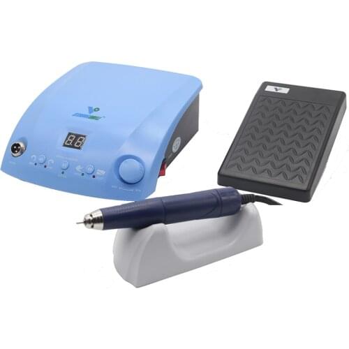 Portable Dental 50000RPM Brushless Micromotor Double-lock Polishing Handpiece Strong Drill Micro Motor