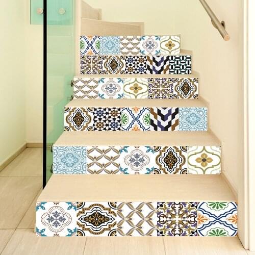 Self-adhesive innovative stairs stickers living room DIY England decorative home waterproof wall stickers