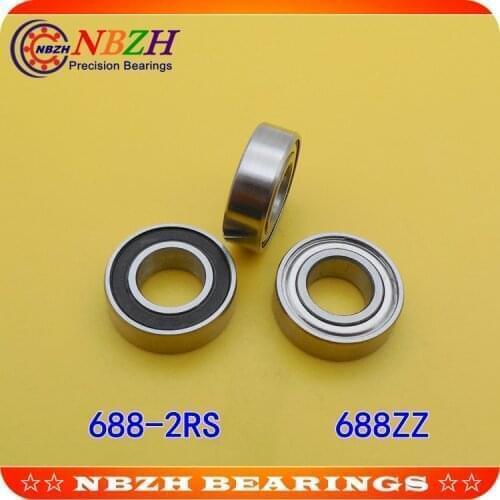 NBZH sale price SUS440C stainless steel deep groove ball bearings S688ZZ S688-2RS 8*16*5 mm
