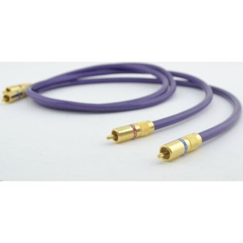 Pair audio MC-SILVER IT 65 RCA audio cable 1.0M RCA Male To male Interconnect Cable