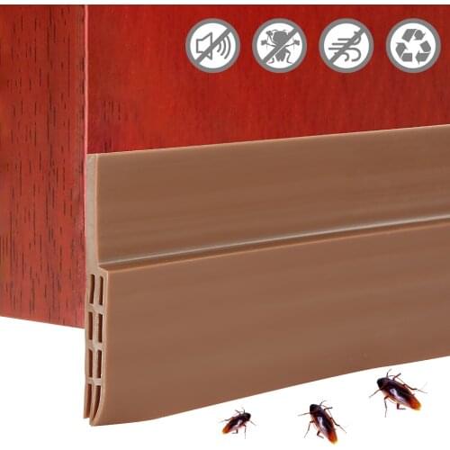 1M Under Door Draft Stoppers Weather Stripping Energy Saving Wind Blocker Noise Stopper Insulation Strip Door Window Seal Strip